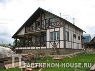 Строительство каркасного фахверкового дома.